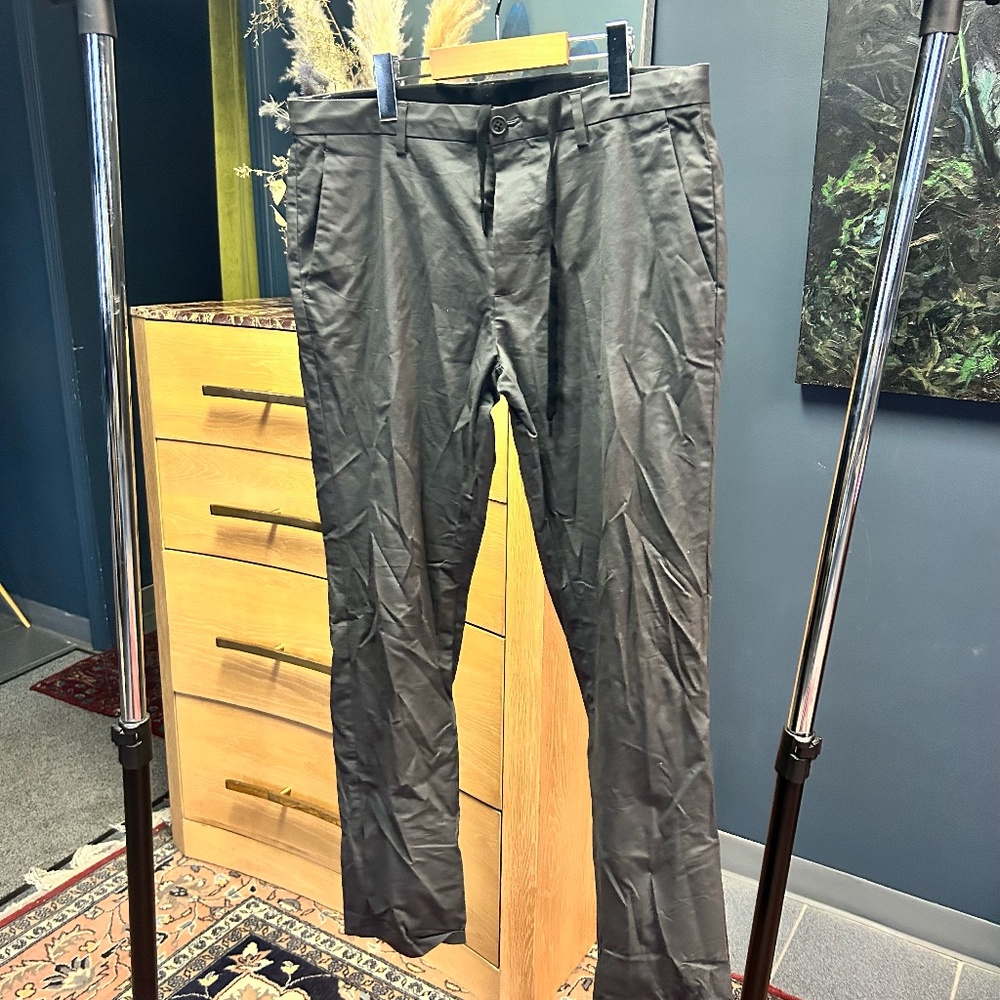 Bonobos Men's Gray Drawstring Waistband Pants | Size 33X32